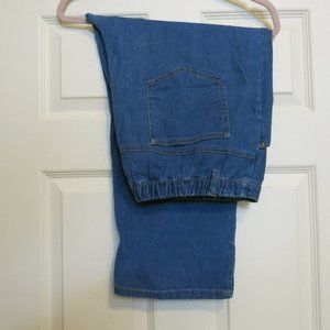 Denim Stretch Capries